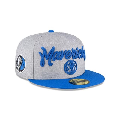 Dallas Mavericks Gorra | New Era NBA Draft 59fifty Fitted Cap Mexico - Grises